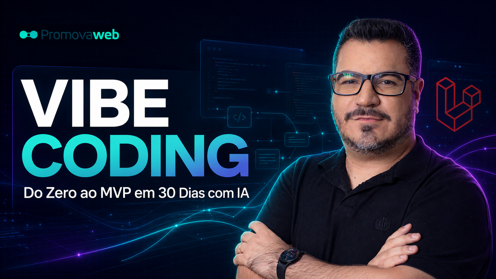 Capa da Formação Vibe Coding do Zero ao MVP